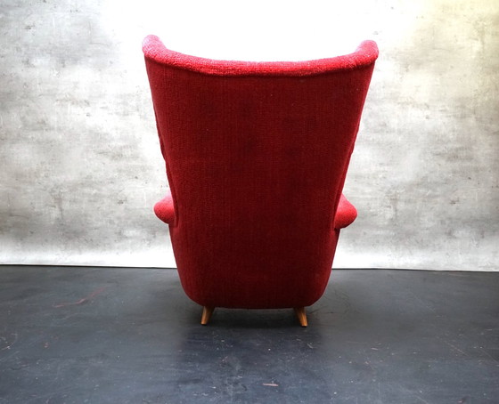 Image 1 of Fauteuil allemand à oreilles Mid Century