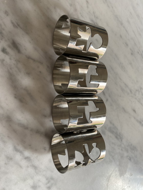 Image 1 of 4x Alessi Girotondo napkin ring