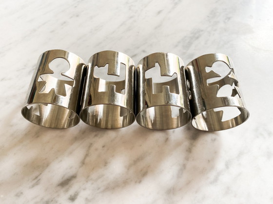 Image 1 of 4x Alessi Girotondo napkin ring