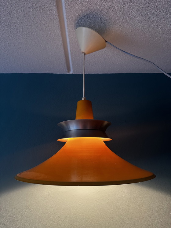 Image 1 of Vintage Pendant Lamp Scandinavian Design Bent Nordsted For Lyskaer Belysning