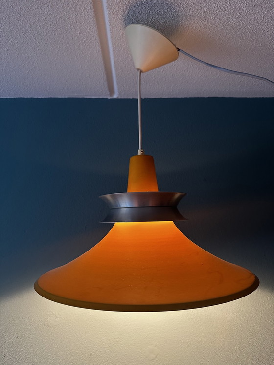 Image 1 of Vintage Pendant Lamp Scandinavian Design Bent Nordsted For Lyskaer Belysning