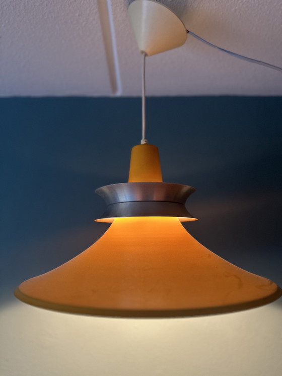 Image 1 of Vintage Pendant Lamp Scandinavian Design Bent Nordsted For Lyskaer Belysning