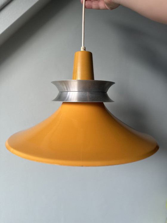 Image 1 of Vintage Pendant Lamp Scandinavian Design Bent Nordsted For Lyskaer Belysning