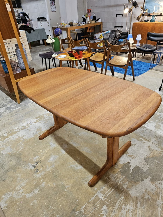 Image 1 of Dining Table Teak Extendable And Height Adjustable