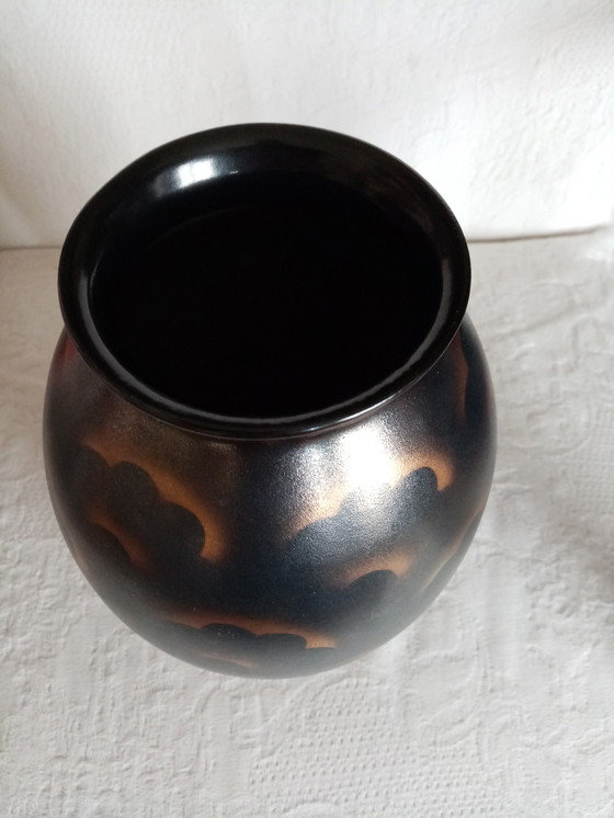 Image 1 of Septfontaines/Villeroy et Boch art deco ceramic vase 24cm