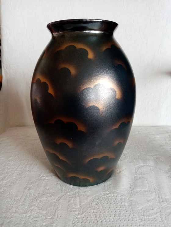 Image 1 of Septfontaines/Villeroy et Boch art deco ceramic vase 24cm