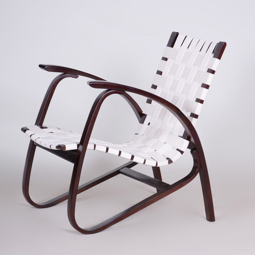 Vintage armchair by Jan Vanek, 1930s