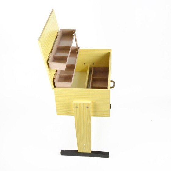 Image 1 of Vintage night stand in beech, Germany 1970s