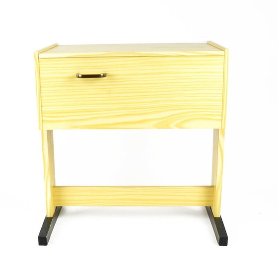 Image 1 of Vintage night stand in beech, Germany 1970s
