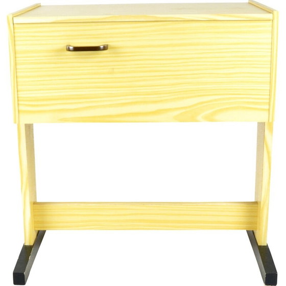 Image 1 of Vintage night stand in beech, Germany 1970s
