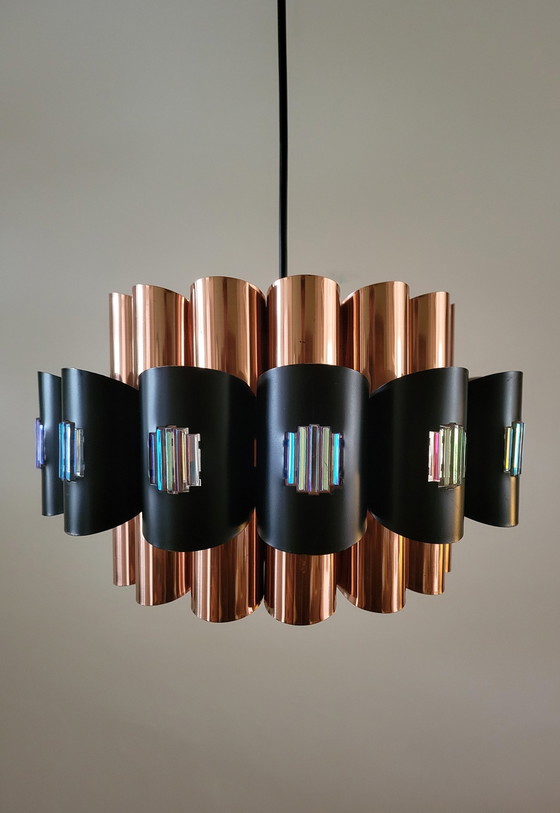 Image 1 of Danish Pendant Lamp By Werner Schou For Coronell Elektro