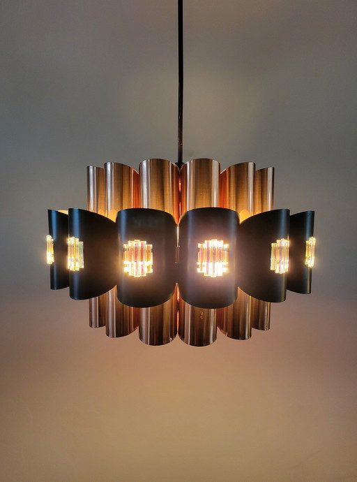 Danish Pendant Lamp By Werner Schou For Coronell Elektro