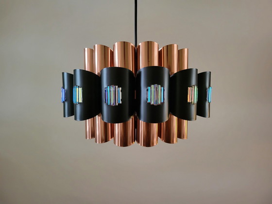 Image 1 of Danish Pendant Lamp By Werner Schou For Coronell Elektro