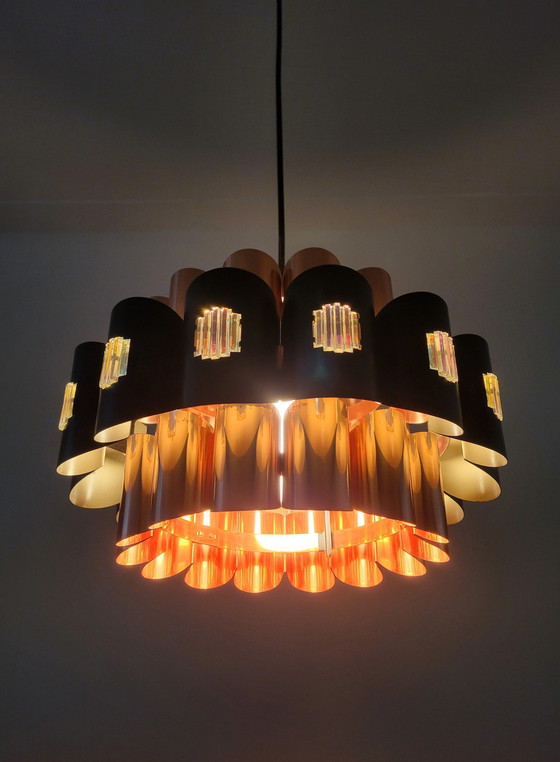 Image 1 of Danish Pendant Lamp By Werner Schou For Coronell Elektro