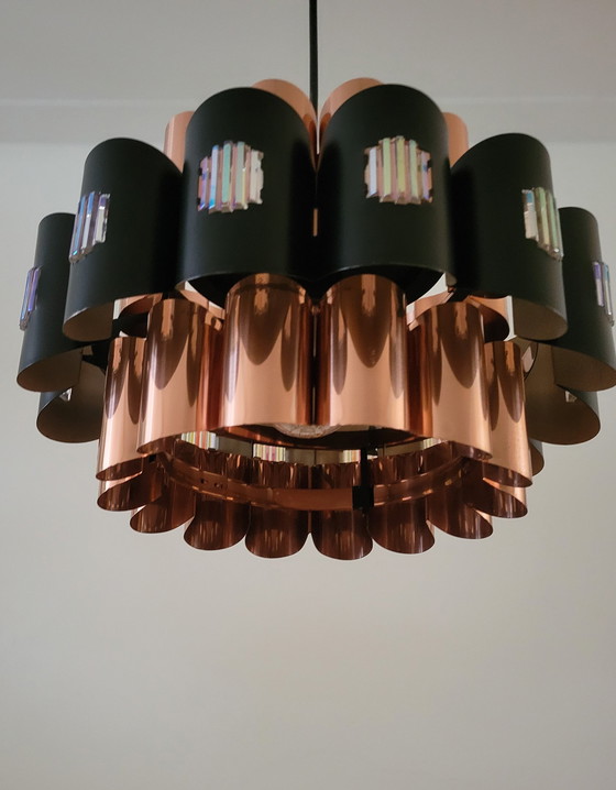 Image 1 of Danish Pendant Lamp By Werner Schou For Coronell Elektro