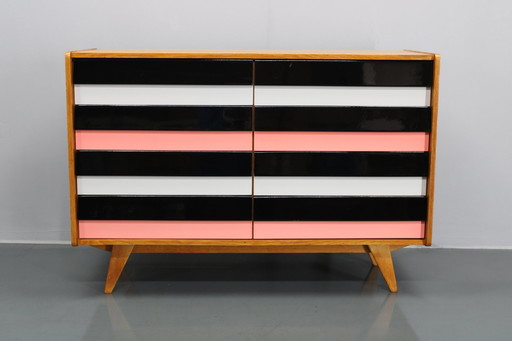 1960S Jiri Jiroutek Oak Chest Of Drawers, Czechoslovakia