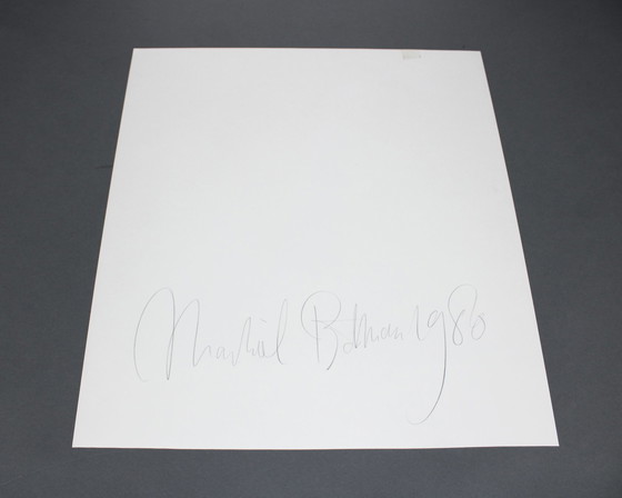 Image 1 of Machiel Botman (1955) Vintage Developing Gelatin Silver Print, Jel 1980, SIGNED 