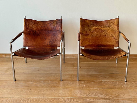 Image 1 of 2x Spectrum Martin Visser armchair SZ 02