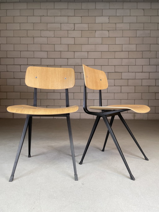 4x HAY Result chair by Friso Kramer & Wim Rietveld