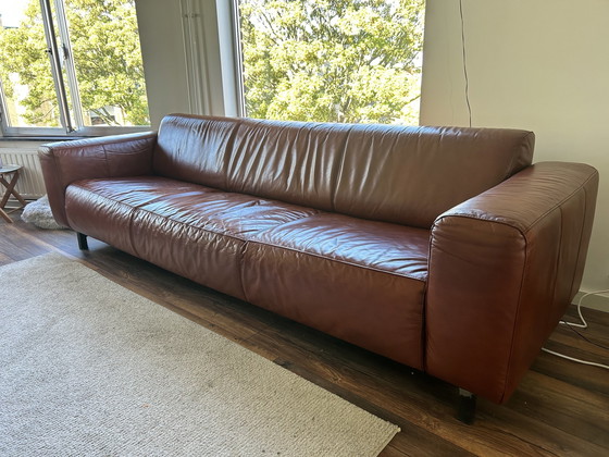 Image 1 of Station7, Leather Sofa + Chair