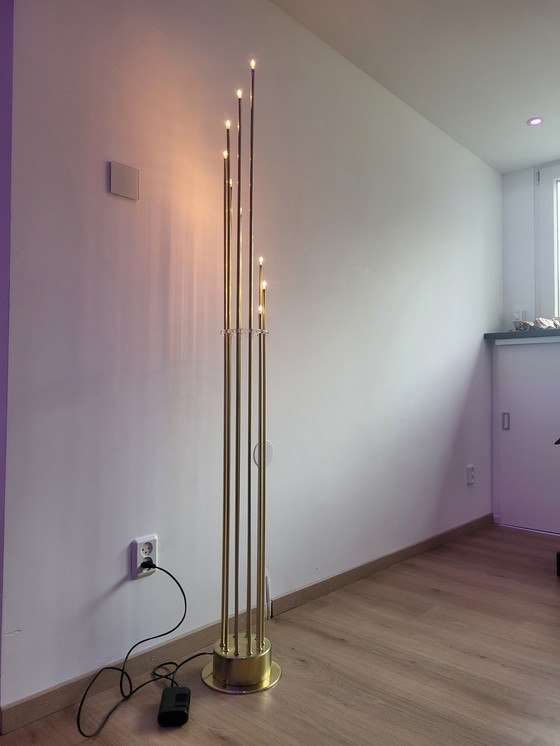 Image 1 of Vintage Standing Candle Lamps Set