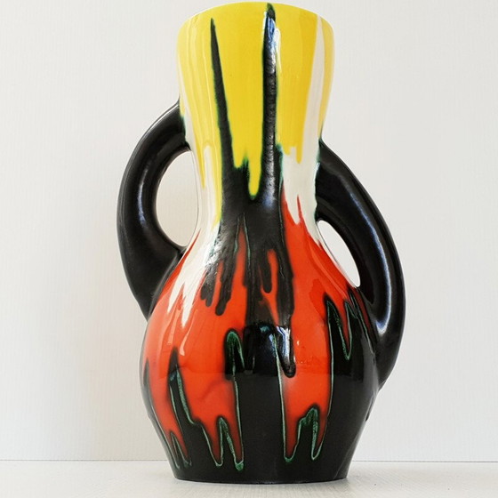 Image 1 of Vintage ceramic vase by Gustave Asch, 1950