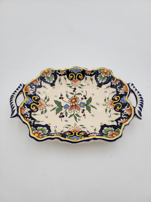 Small Rouen Porcelain Dish