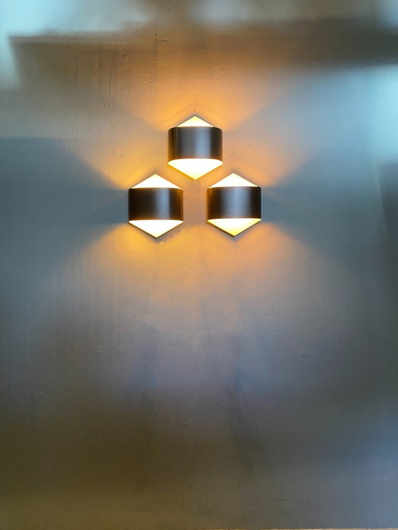 Image 1 of Gerhard Beiger Wall Lights -Staff Leuchten- 1978