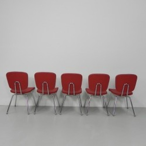 Image 1 of 5x chaises de table à manger vintage