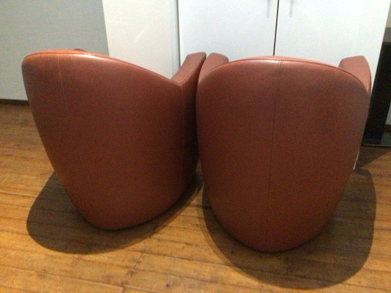 Image 1 of 2x Leolux Carabita Armchairs