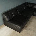 De Sede DS-76 - modular black leather sofa
