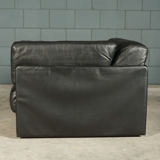 Image 1 of De Sede DS-76 - modular black leather sofa