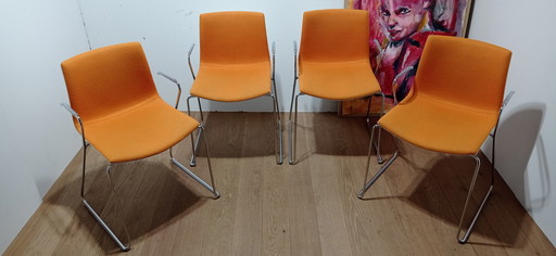 4x Arper Catifa chair