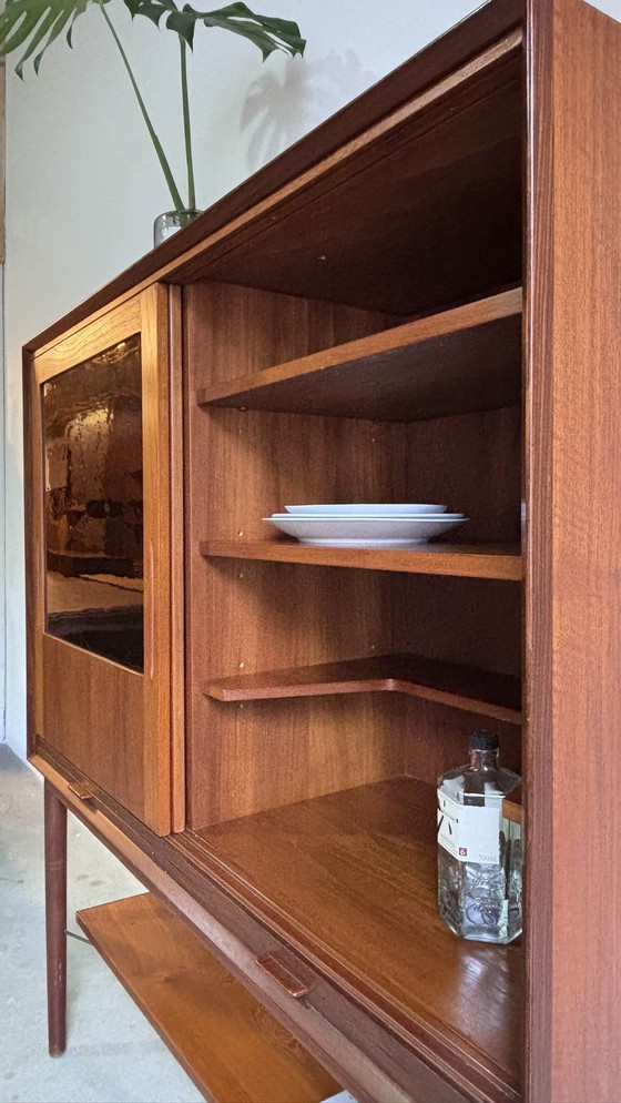 Image 1 of Vintage Buffet Cabinet Wall Cabinet Teak