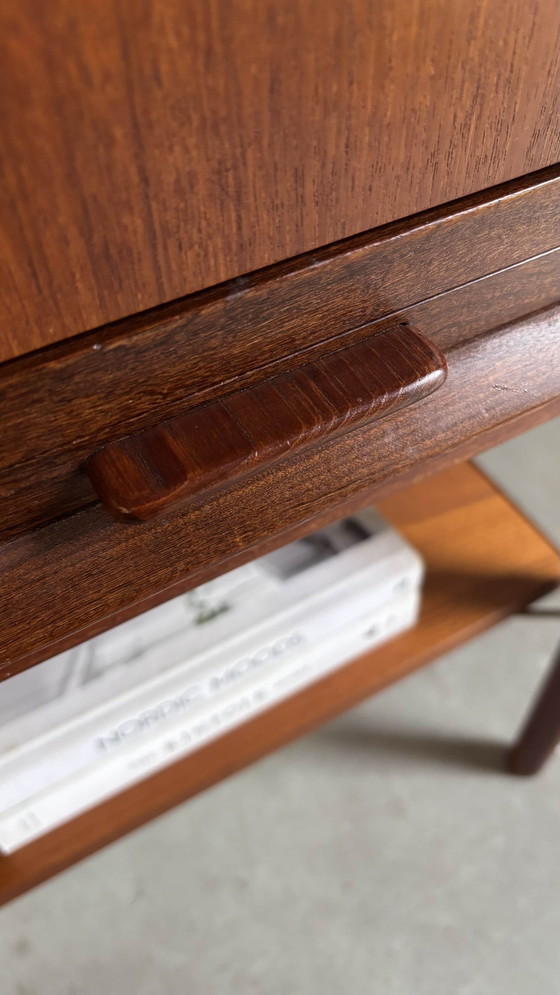 Image 1 of Vintage Buffet Cabinet Wall Cabinet Teak