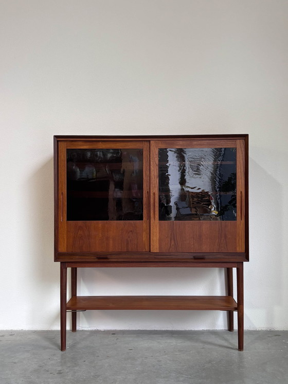 Image 1 of Vintage Buffet Cabinet Wall Cabinet Teak
