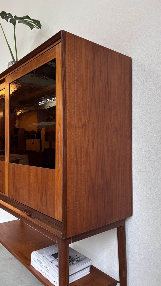 Image 1 of Vintage Buffet Cabinet Wall Cabinet Teak