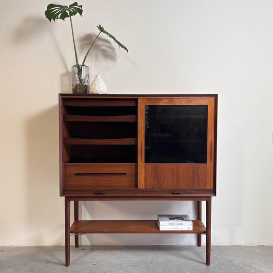 Image 1 of Vintage Buffet Cabinet Wall Cabinet Teak
