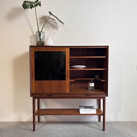 Image 1 of Vintage Buffet Cabinet Wall Cabinet Teak