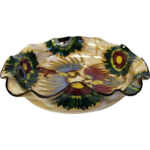 Fruttiera in ceramica d'epoca, Italia 1970