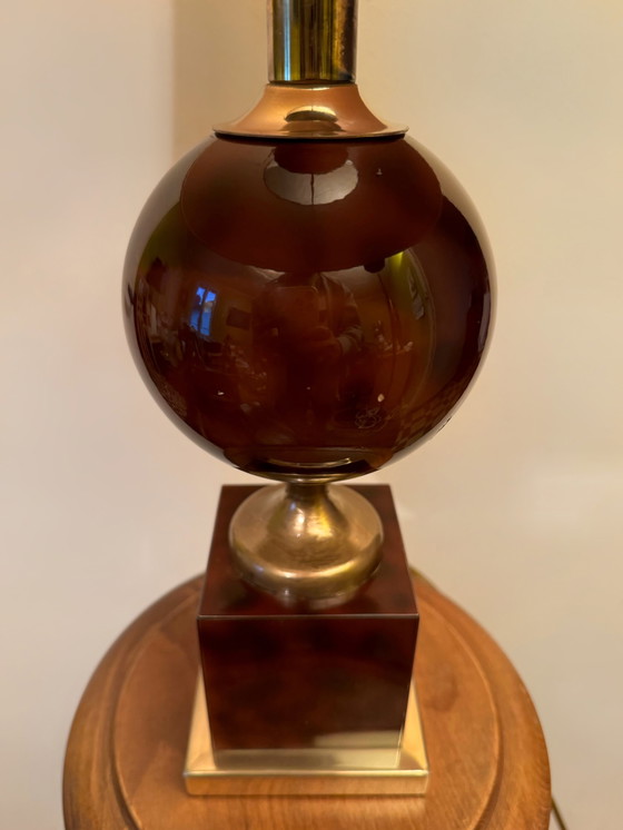 Image 1 of Dolphin Egg Lamp 70s