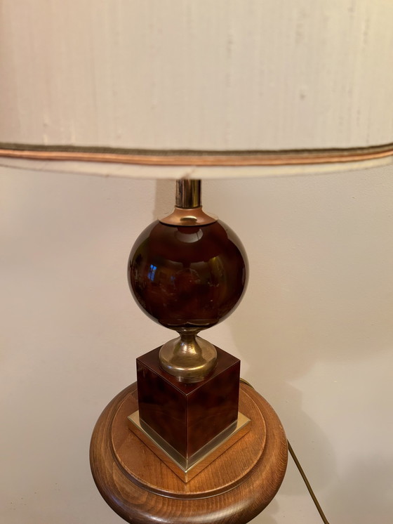 Image 1 of Dolphin Egg Lamp 70s