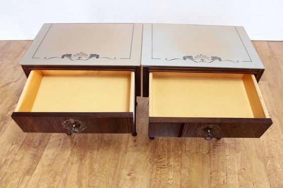 Image 1 of 2x Italian side tables 