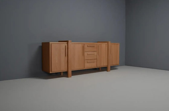 Image 1 of Crafted Solid Oak Sideboard