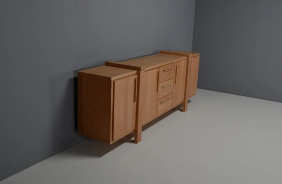 Image 1 of Crafted Solid Oak Sideboard