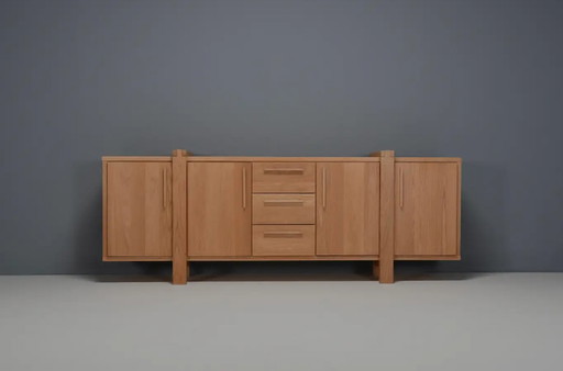 Crafted Solid Oak Sideboard