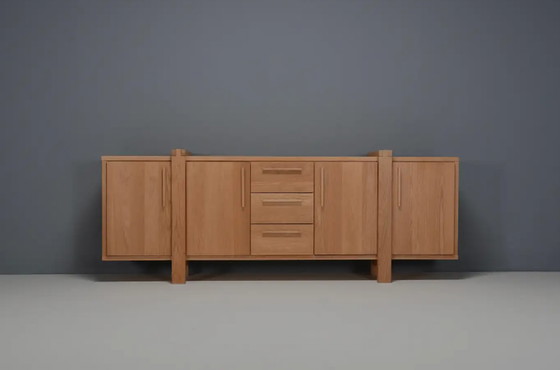 Image 1 of Crafted Solid Oak Sideboard