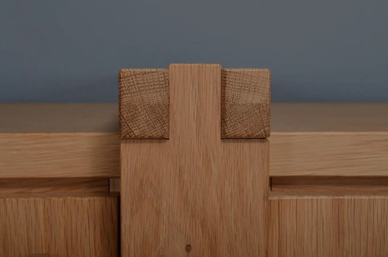 Image 1 of Crafted Solid Oak Sideboard