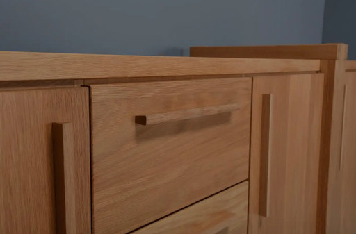 Crafted Solid Oak Sideboard