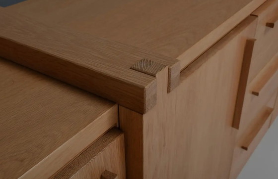 Image 1 of Crafted Solid Oak Sideboard